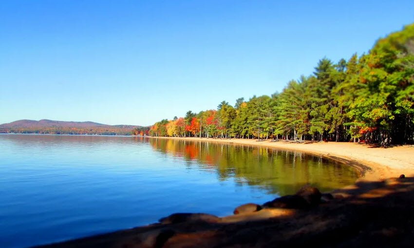 Sebago Lake State Park, Maine, USA